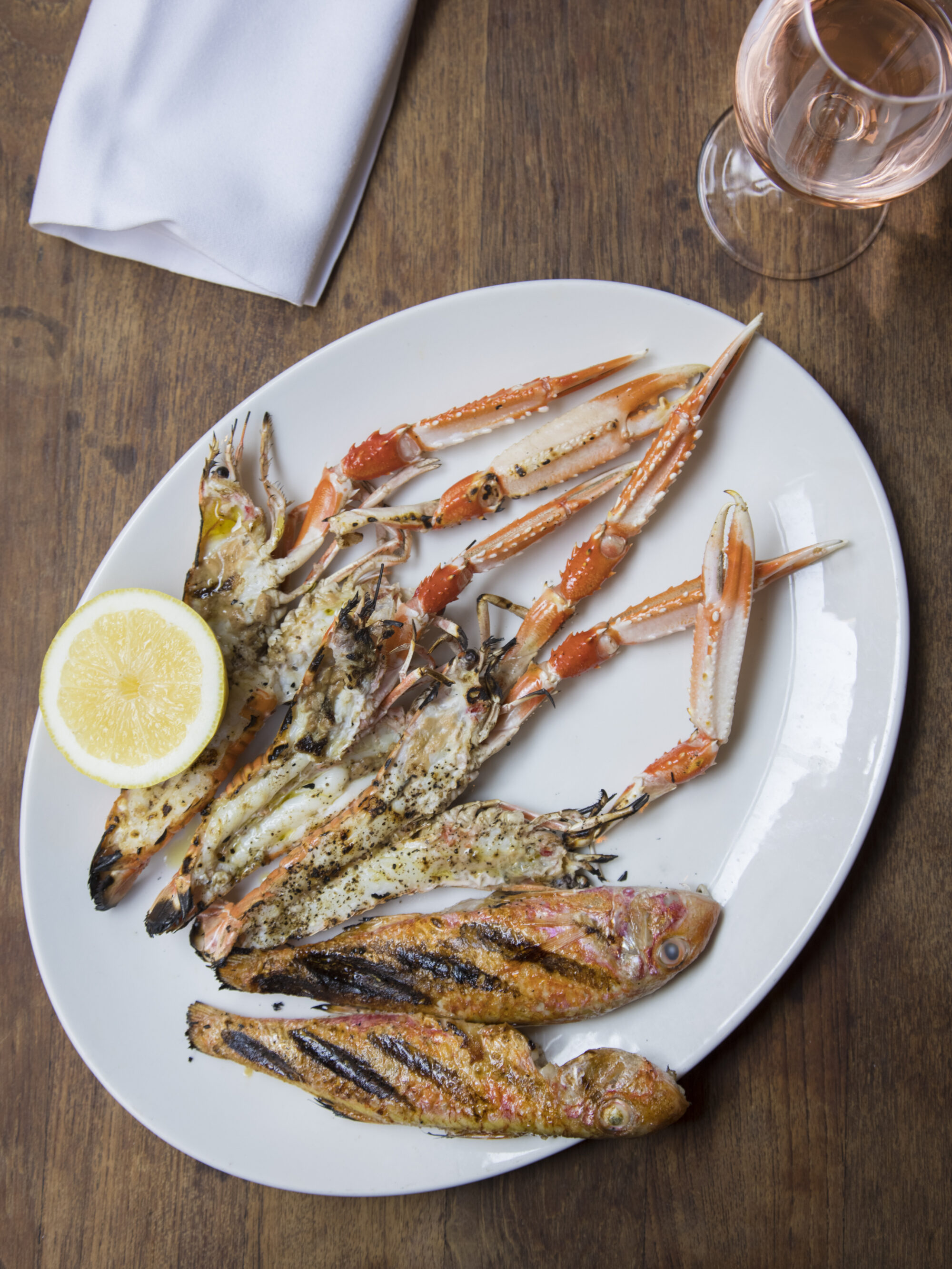 BDL 2022 food grill langoustine mullet 1